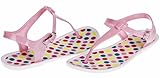 Chatties Girls Jelly T-Strap Sandals - Fun Bright Colors for Spring /Summer (See More Colors / Sizes)