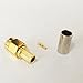 10pcs RP SMA Male Plug RF coaxial Connector Crimp for RG58 Straight goldplated New USA Shipping