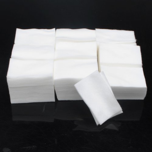 900 Lint Free Nail Art Wipe Pads Polish Gel Acrylic Tips Cotton Remover Cleaner by IRISMARU