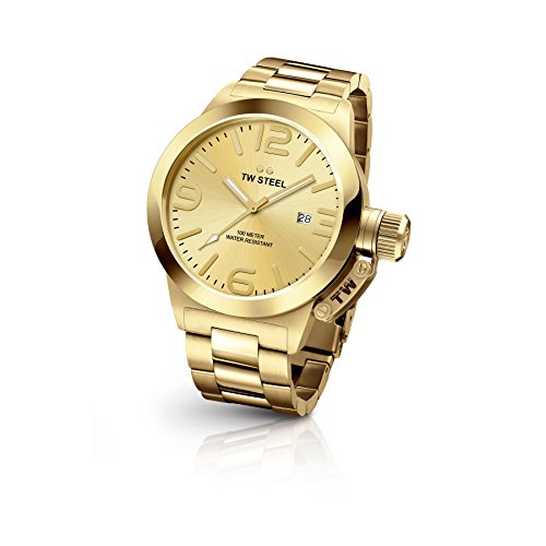 TW Steel Men's CB101 Analog Display Quartz Gold Watch