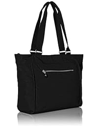 Kipling New Shopper S - Bolso bandolera, color negro