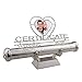 Certificate Holder，FGF Silver Plated Engraved Keepsake Marriage Certificate Holder with Stand and Heart Frame 9-Inch RKS-PCH011