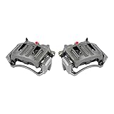 CKOE01055 [ 2 ] FRONT [ 2WD 4WD ] Premium Grade OE Semi-Loaded Caliper Assembly Pair Set