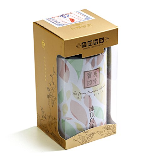 150g (5.29 oz) Organic Top Taiwan High Mountain Tung Ting Dong Ding Wulong Oolong Tea * Gift Pack Tee