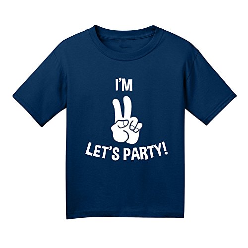 I'm Two Let's Party T-Shirt 2T Navy