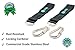 Tree Huggear Swing Strap Kit - 2 Heavy Duty 6 feet Straps with Commercial Grade Hardware and Carabiners - Great for Hammocks, Child and Toddler Swings - Portable - Now Easily Adjusts 3 to 6 Ft