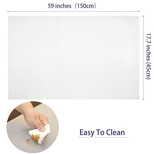 Conveasy 3 Rolls Eva Shelf Liner for Kitchen NonSlip Mat