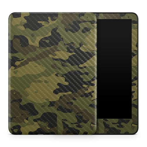 Carbon Fiber Tablet Skin Compatible with Amazon Kindle Colorsoft (2024) - Green…
