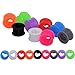 D&M Jewelry 9 Pairs Mixed Color Heart Silicone Soft Ear Plugs Expander Flesh Tunnels Gauges 6g-1