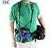 JJC GB-1 Adjustable Photography Utility Belt, Wrist Waistband, Accessory, Speed Belt for Carrying Gear Bag Case, Lens Pouch, Flash Accessories, D-Rings, Breathable 3D Mesh