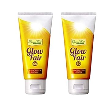 Glamour World Ayurvedic Glow Fair 60 Sunscreen Lotion(Pack of 2)