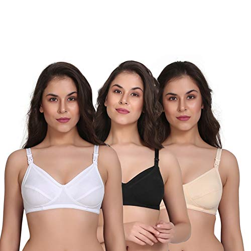 Breastfeeding Maternity Nursing Bra for Women's (Pack of 3)