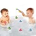 Fajiabao Baby Bath Toys for Kids Ages 1-3 Mold Free Water Table Toys for Toddlers 2-4 No Hole Fishing Game Pool Toys Girls Boys Baby Gift for 1 2 3 4 5 6 7 8 Year Old (Color Random)