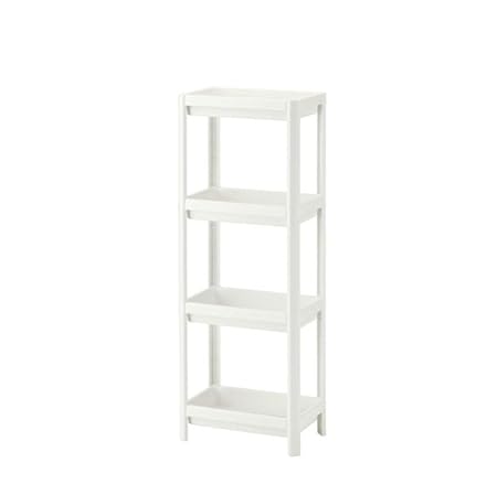 IKEA VESKEN Regal in weiß; (23x100cm)