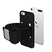 Fintie iPod Touch 6 Armband - [CaseBot Series] iTouch 6 / iTouch 5 Sports Running & Exercise Gym Armband with Premium Flexible Detachable Silicone Case Cover Combo for iPod Touch 6th GEN, Black