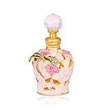 YUFENG 5ml Antiqued Style Retro Hollow Flower Inlaid With Dragonfly Glass Empty Perfume Container Wedding decoration Perfume Bottle