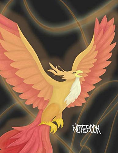 Notebook: Phoenix 8.5" x 11" 120 Page Lined Notebook