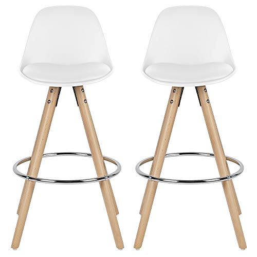 Barhocker,4er Set Barstuhl,Bistrohocker,Küchenstühle,Eisen Barhocker,einfache Montage, Industrie-Design, für Esszimmer… – Bild 3