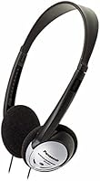 Panasonic On-Ear Stereo Headphones RP-HT21 (Black & Silver) Lightweight and Comfortable, Powerful Bass,Silver