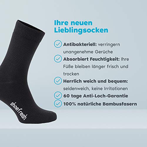 Shoefresh Bamboe Sokken | Voordeelverpakking: 7 paar | Anti-Zweetsokken | Antibacterieel | Super Absorberend | Zacht en… - Image 3