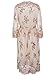 Simplee Women's V Neck Long Sleeve Sequin Midi Dress Party Evening Clubwear