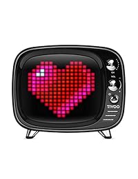 Pixel Art DIY   Altavoz tivoo Retro 16 x 16 Pixel Art bricolaje caja. 256 Full RGB programable LED por control de App, compatible con Android y iOS. Bluetooth Altavoz Apoyo TF tarjeta y AUX Audio. Gran regalo divertido & Deco.