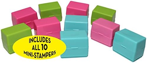 10 Identity Protection Roller Stamps Mini to Guard Your ID and Hide Your Identity Roller Mask Out Your Private Information Security Hide ID Garbled Rubber Stamp Identity Protection