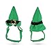 NAMSAN Pet Cat Hat Halloween Costume with Beautiful Tie Christmas Small Dog Cap