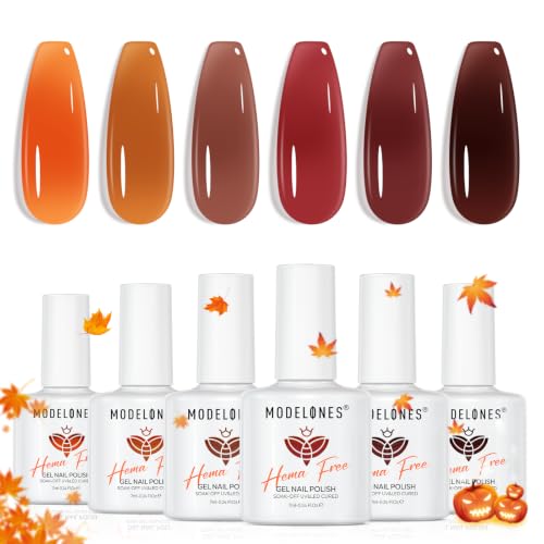 Modelones Fall Jelly Gel Nail Polish Set