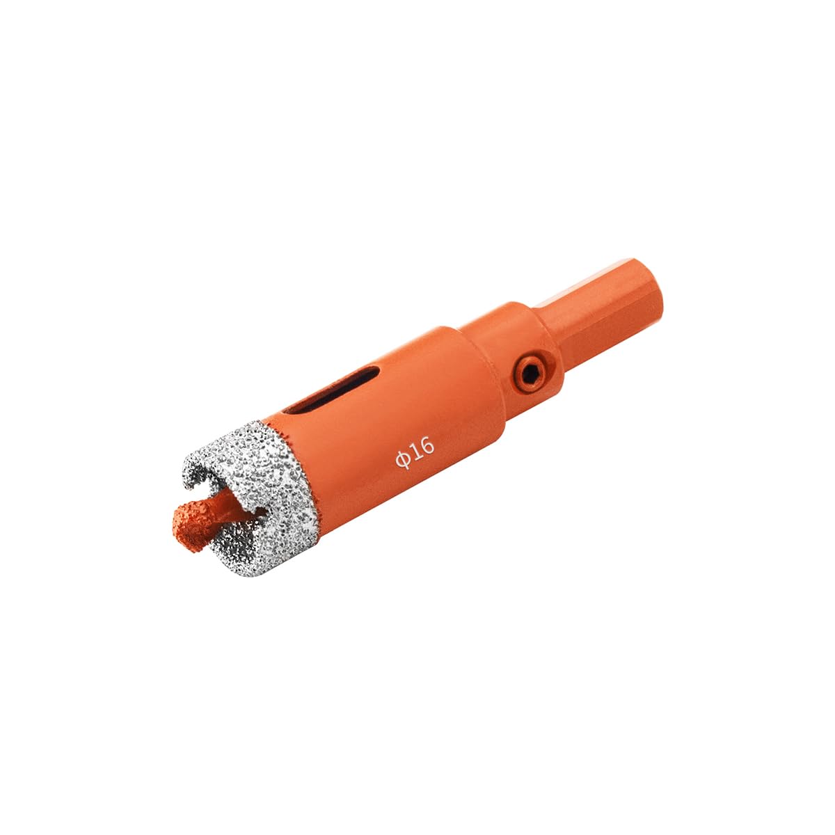 Meccion Diamond Hole Saw 16mm with Pilot Guide Bit, Professionals Brazed Diamond Drill Bit Hole Cutter for Tile, Porcelain, Glass, Ceramic, Marble — image 1