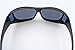 Utrax Clear View Vision UV Protection Wraparound Driving Glasses Sunglasses Black Yellow Lens Fits Over Eyeglasses (Black for Day)