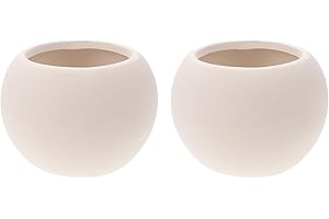 Didiseaon 2pcs Flowerpot Ceramic Vases for Flowers Mini Vases for Flowers Paint Container Colored Drawing Flower Basins Mini Ceramic Pots Mini Terracotta Pot Ceramic Graffiti Flower