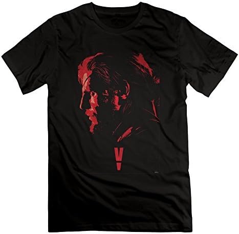 HEDONE Men's Metal Gear Solid V The Phantom Pain Poster T-Shirts Black