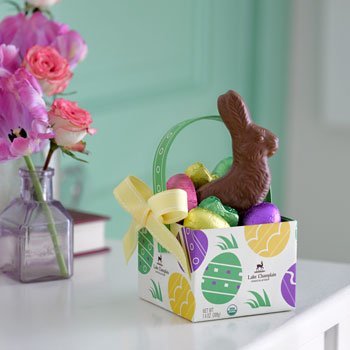 Lake Champlain Chocolates Bunny Hop Easter Gift Basket, 9 Pieces, 7.2 Ounces - Thumbnail 2