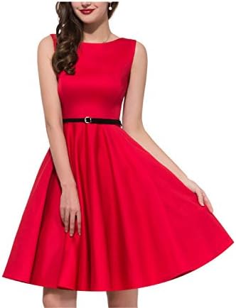 ylovego Women Summer Dress Plus Size Clothing Floral Robe Retro Swing Casual 50