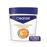 Clearasil Ultra 5in1 Facial Cleansing Pads, 90 Count