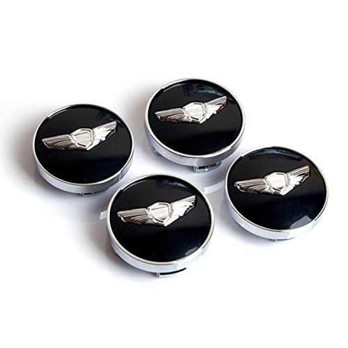 Car Rims Wheel Center Caps Covers Emblem (Set of 4) (Wing Logo)
