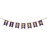 LSU Tailgate Banner by Hanna’s Handiworks – Lightweight Pre-Strung Fabric Decoration for Indoor or Outdoor – Represent your SEC College & Show Team Spirit with LSU Fan Décor