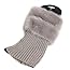 Guêtres De Bottes En Fausse Fourrure Pour Femme - Blanc Ou Noir, Longueur 40cm - Pour Rester Au Chaud En Hiver, Style Mode