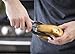 Tablecraft FirmGrip Bagel Knife - safely slice bagels, baguettes, English muffins and buns