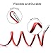 Iphone Charger Cable,Gihery iphone cable zinc 6ft 3pack 8pin iphone Charger USB to Lightning Cable Compatible with iphone X/8/8plus/7/7plus/6s/6s Plus/6/6 Plus/5/5S/SE/iPad and more(red)
