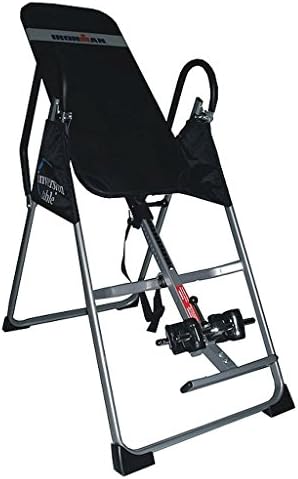 Inversion Table, Extra-Long Foam-Covered Safety Handles, Rubber Non-Skid Floor Stabilizers, Ankle Straps, And Other Safety Features Ensure Safe Use. Relieves Pain
