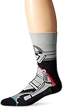 Star Wars Men's First Order Classic Crew Sock, Dark Grey, Medium