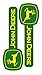 Chroma 000365 Stick-Onz 'John Deere' Decal