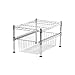 Seville Classics UltraZinc 2-Tier Pull-Out Sliding Basket Cabinet Organizer