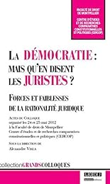 La  démocratie, mais qu'en disent les juristes ?