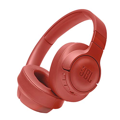 JBL Tune 750BTNC Over-Ear Wireless Active Noise-Cancelling Headphones with 15 Hours Playtime (Coral)