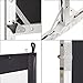 Visual Apex Projector Screen 144HD Portable Indoor/Outdoor Movie Theater Fast-Folding Projector Screen with Stand Legs and Carry Bag HD4K 16:9 Format
