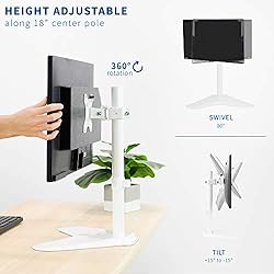 VIVO Single Monitor Desk Stand, Holds Screens up to