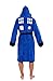 Robe Factory Doctor Who Tardis Police Box Back and in-Hood Design Officially Licensed Adult Bathrobe